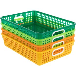 Really Good Stuff® Classroom Paper Baskets in 6 Colors