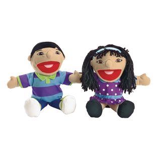 Excellerations® Asian Girl and Boy Puppet Pair - 1 pair