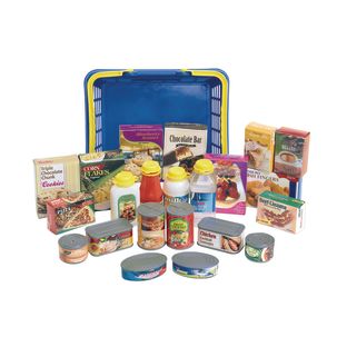 Classroom Starter Kit Food - 61 Pieces with Storage Bin