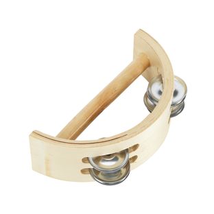 Excellerations® Toddler Easy-Hold Wooden Tambourine