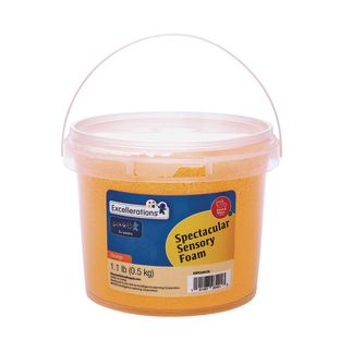 Excellerations® Spectacular Sensory Foam - Orange, 1.1 lb.