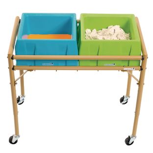 Excellerations® 2-Station Sensory Sand Table with Lids