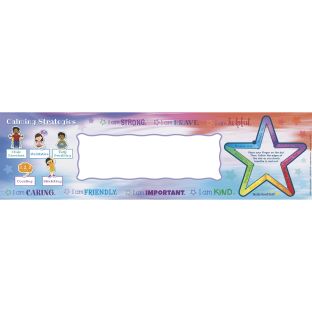 Really Good Stuff® Social-Emotional Learning Self-Adhesive Vinyl Desktop Helpers™ - Set of 24