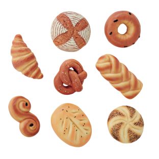 Sensory Outdoor Breads of The World Play Stones - Set of 8