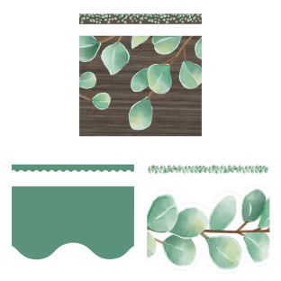 Eucalyptus Border Trim - Set of 3, 36 pieces