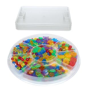 Excellerations® Translucent Sorting Center w/ 4 Clear Trays