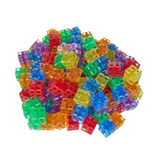 Excellerations® Translucent Grid Linking Cubes - 200 Pieces