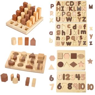 Excellerations® Natural Puzzles - Set of 6