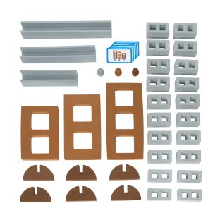 Excellerations® Soft Build n' Play™ Giant Ramp Set and Masonry Kit - 40pcs