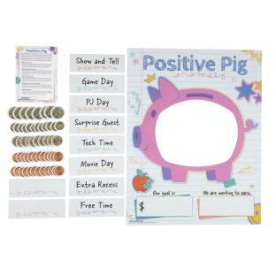 Really Good Stuff® Positive Pig Magnetic Classroom Reward System