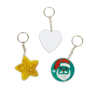 Colorations® Holiday Keychain Kit - Makes 12 Crafts