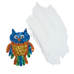 Colorations® Decorate Your Own Paper Owls - Set of 24