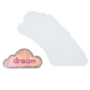 Colorations® Decorate Your Own Paper Clouds - Set of 24