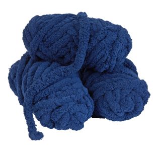 Colorations® Super Chunky Chenille Yarn, Navy - Set of 3