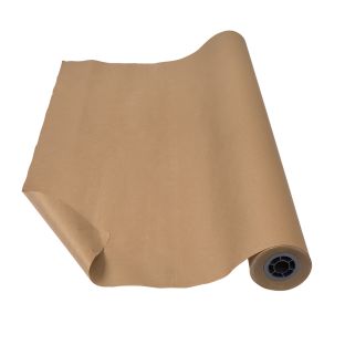 Colorations® Brown Kraft Paper Roll, 36" x 200 ft, 50 lb Heavyweight Craft Paper – Bulletin Board, Drawing, Wrapping and Art Projects