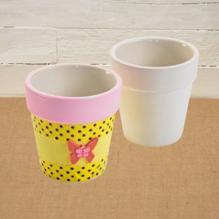 Colorations® Spring Garden Flower Pots – Makes 12 Craft Kits