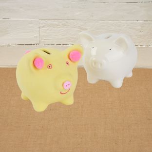 Colorations® Spring Savings Piggy Bank – Makes 12 Craft Kits