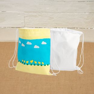 Colorations® Spring Style Canvas Backpacks – Makes 12 Craft Kits