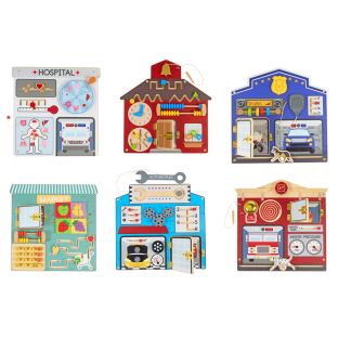 Excellerations® PlayGenius™ Community Helpers Wall Panels - Set of 6
