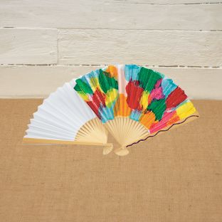 Colorations® Camp Craft Paper Fans – Makes 12 Crafts