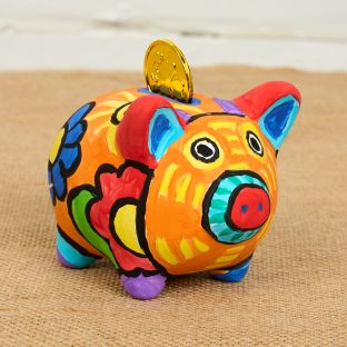 Colorations® Cinco de Mayo Fiesta Piggy Banks – Makes 12 Crafts