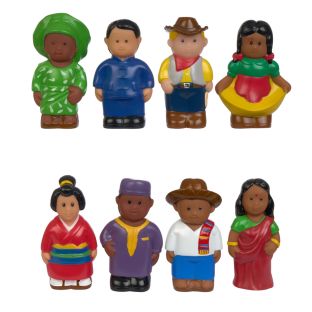 Chunky Multicultural Community Figures – Set of 8