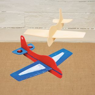 Colorations® 4th of July Stars in Flight Airplane Craft Kit – Makes 12 Crafts