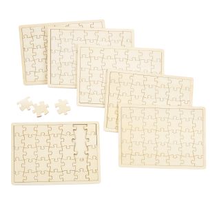 Colorations® 4th of July Flag Design Puzzle Craft Kit – Makes 6 Crafts