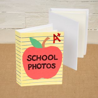Colorations® Back-To-School My School Year Photo Album Craft Kit – Makes 12 Crafts