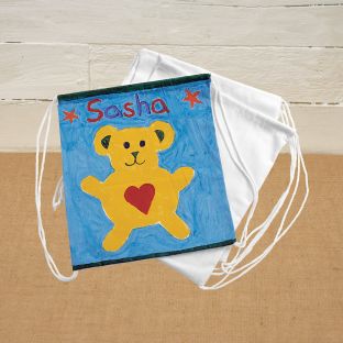 Colorations® Back-To-School My School Gear Backpack Craft Kit – Makes 12 Crafts