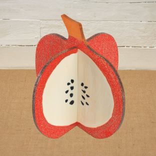 Colorations® Back-To-School Teacher Apple 3D Wood Craft Kit – Makes 6 Crafts