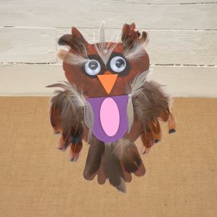 Colorations® Back-To-School Wise Owl Craft Kit – Makes 24 Crafts