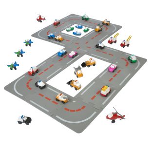 Vehicles and Roads - Set of 47