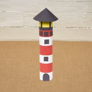 Colorations® Summer Tower Builders Craft Kit – Makes 24 Crafts