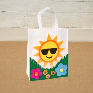 Colorations® Summer Style Tote Craft Kit – Makes 12 Crafts