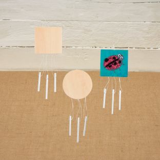 Colorations® Summer Spirit Wind Chime Craft Kit – Makes 12 Crafts