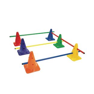 Excellerations® Cone Activity Set with 48" Poles