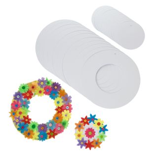 Colorations® Decorate Your Own Wreath - Set of 12