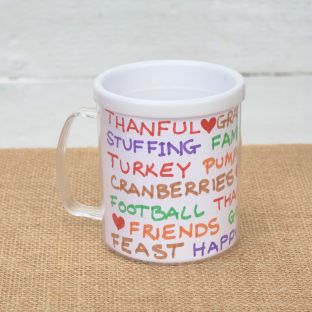 Colorations® Thanksgiving Decorative Mug Craft Kit – Makes 12 Crafts
