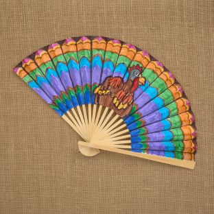 Colorations® Thanksgiving Turkey Fan Craft Kit – Makes 12 Crafts
