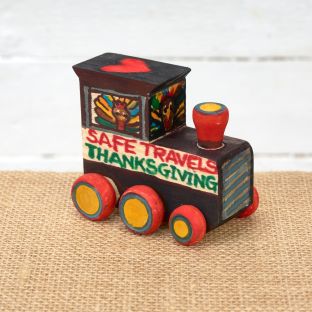 Colorations® Thanksgiving Wooden Train Craft Kit – Makes 12 Crafts