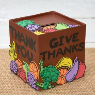 Colorations® Thanksgiving Harvest Bank Craft Kit – Makes 12 Crafts