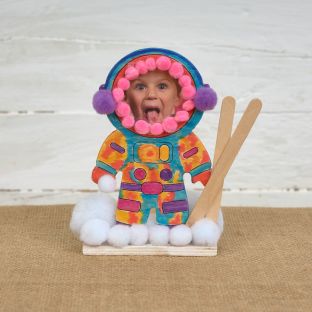 Colorations® Winter Arctic Astronaut Craft Kit - Makes 12 Crafts
