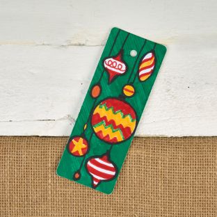 Colorations® Holiday Cheerful Bookmark Craft Kit - Makes 24 Crafts