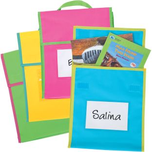 Store More® Large Book Pouches - Primary Multicolor - Set Of 36