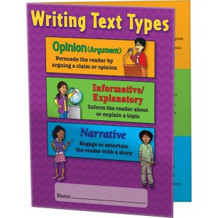 Intermediate Writing Text Types Trifold 3-Pocket Folders