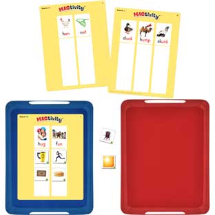 Really Good MAGtivity Tins™ Short Vowel Word Families Picture Sorting Kit - 75 tiles, 8 cards, 2 trays Really Good MAGtivity Tins™ Short Vowel Word Families Picture Sorting Kit - 75 tiles, 8 cards, 2 trays