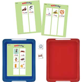 Really Good MAGtivity Tins™ Blends And Digraphs Picture Sorting Kit - 75 tiles, 8 cards, 2 trays Really Good MAGtivity Tins™ Blends And Digraphs Picture Sorting Kit - 75 tiles, 8 cards, 2 trays