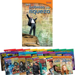 Excellerations® Healthy Spanish Book Set & Yoga Mats - 4 books 5