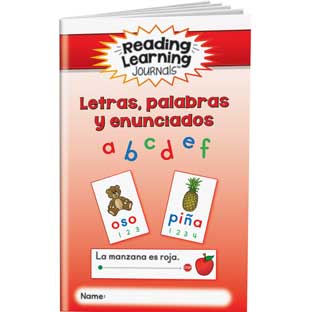 Reading Learning Journals™ - Letras, palabras y enunciados (Spanish Letters, Words, And Sentences) Reading Learning Journals™ - Letras, palabras y enunciados (Spanish Letters, Words, And Sentences)